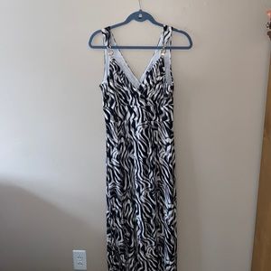 Animal Print Maxi Dress